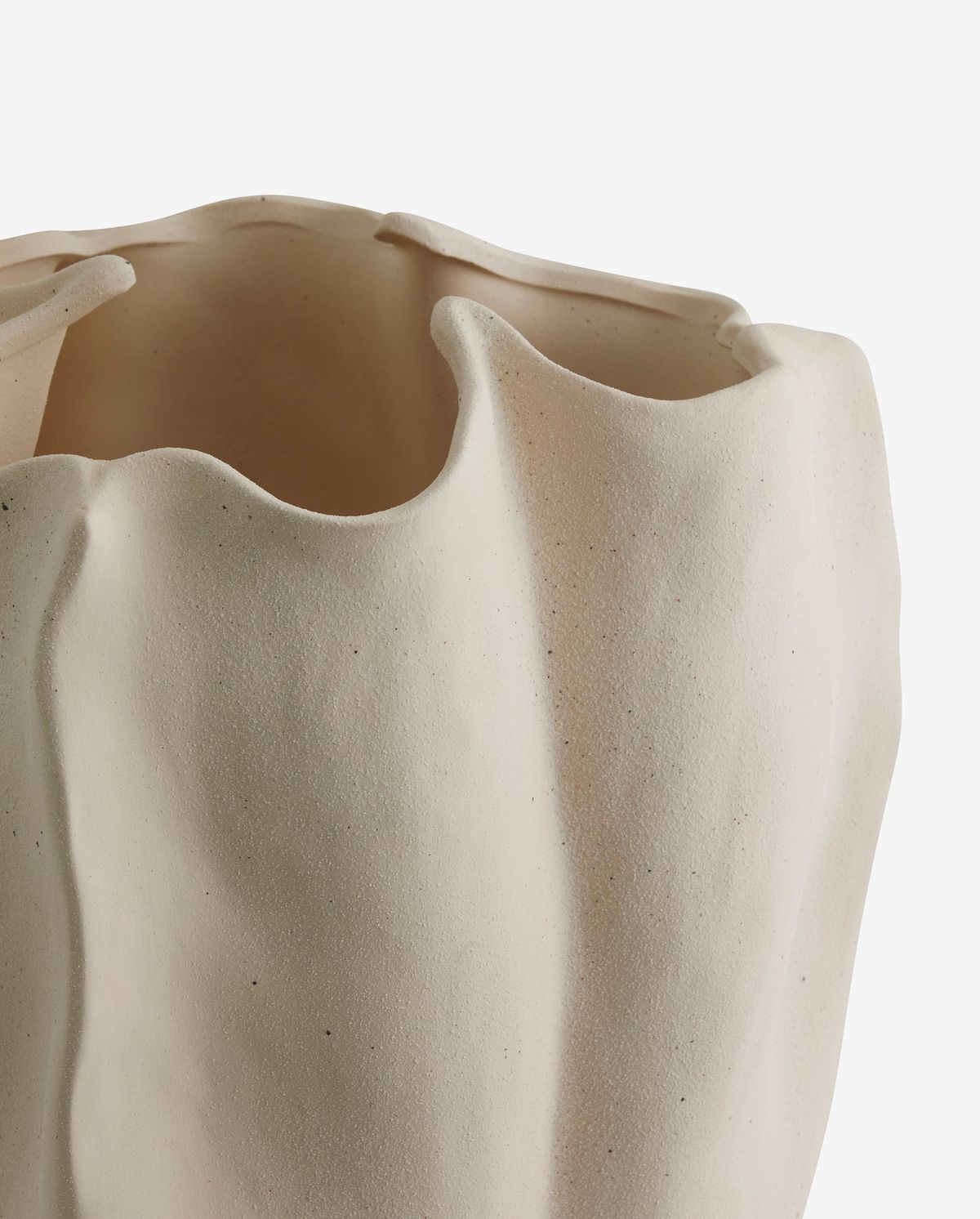 Isabela Vase H36.5 cm - Creme