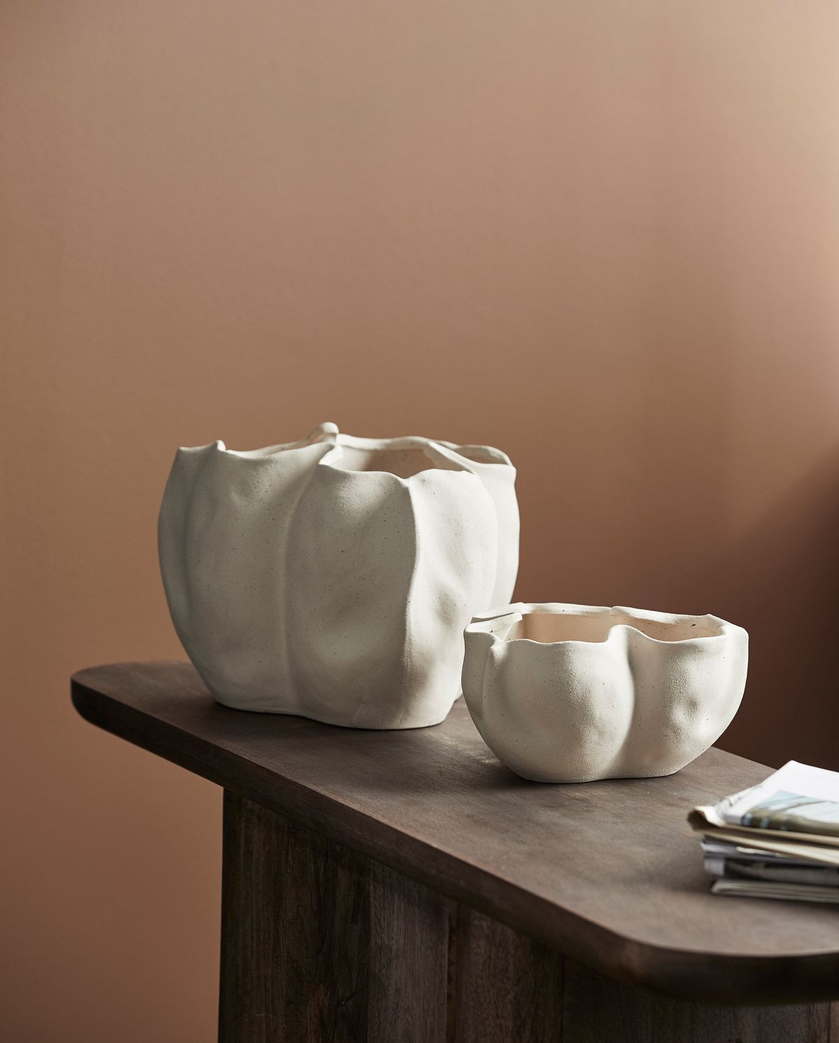 Isabela Bowl/Kräutertopf Ø33 cm - Creme