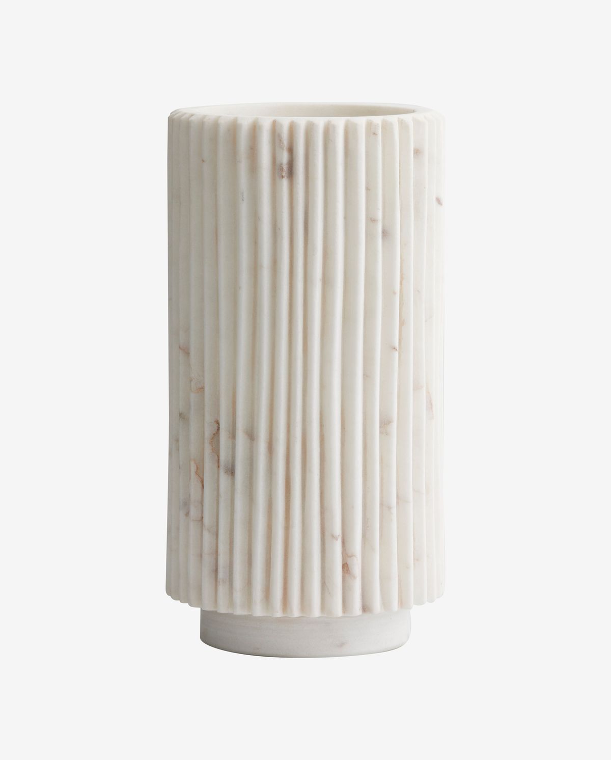 Loon Vase - Weißer Marmor