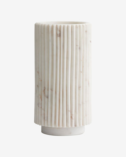 Loon Vase - Weißer Marmor