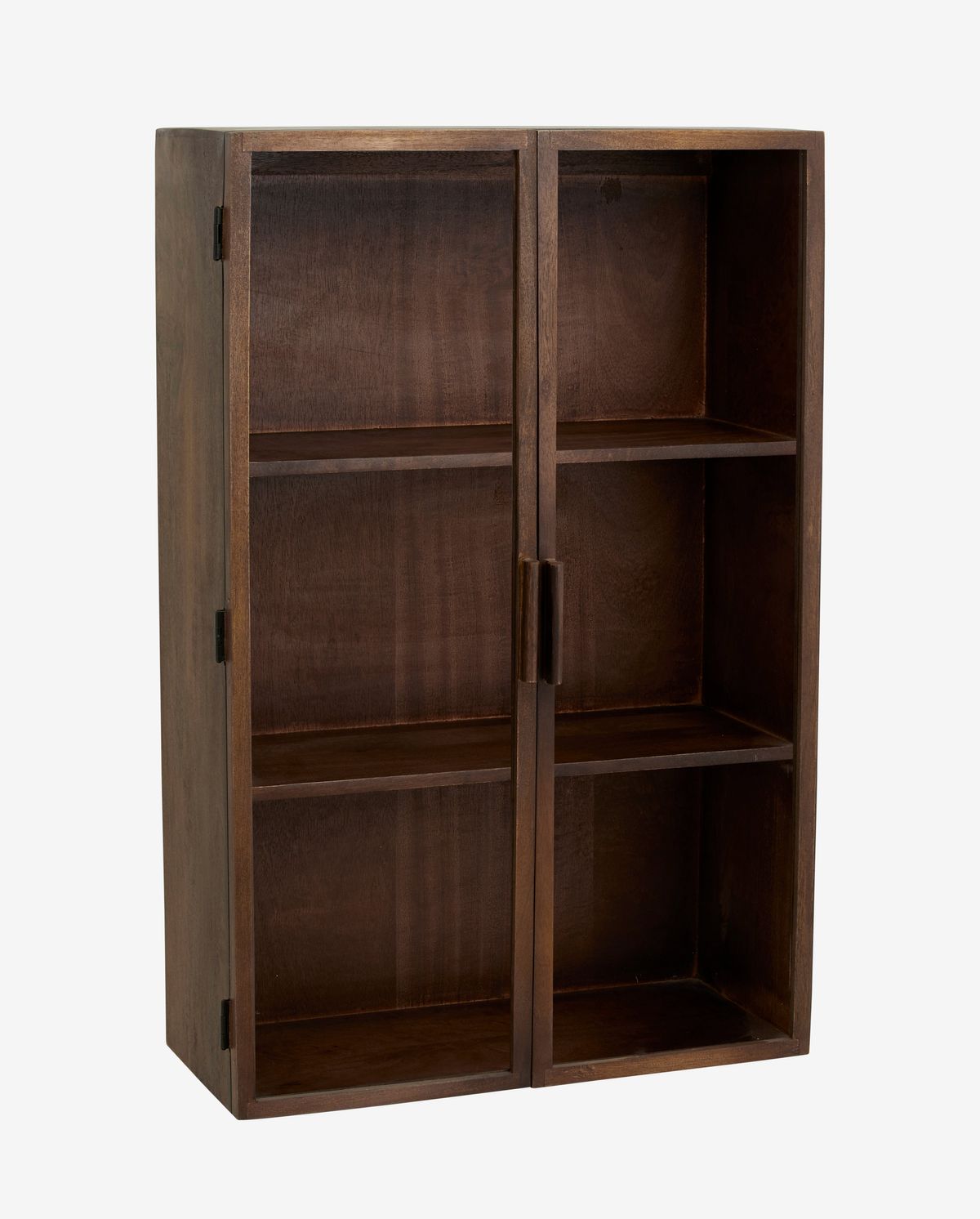 Nango -Wandschrank mit 2 Türen - dunkelbraun