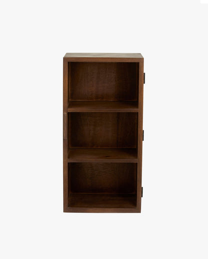 Nango -Wandschrank mit 1 Tür - dunkelbraun