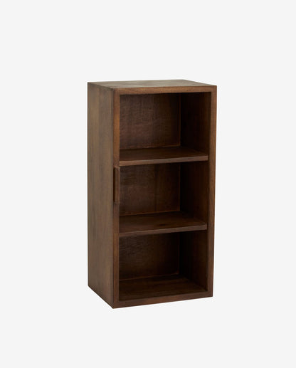 Nango -Wandschrank mit 1 Tür - dunkelbraun