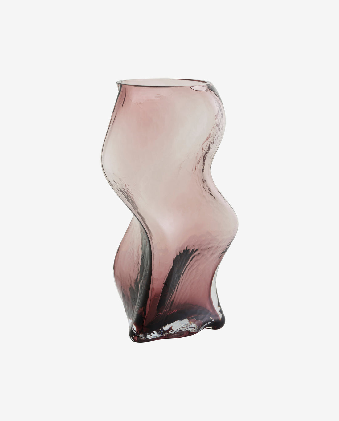 Zobelvase in Glas H30 cm - lila