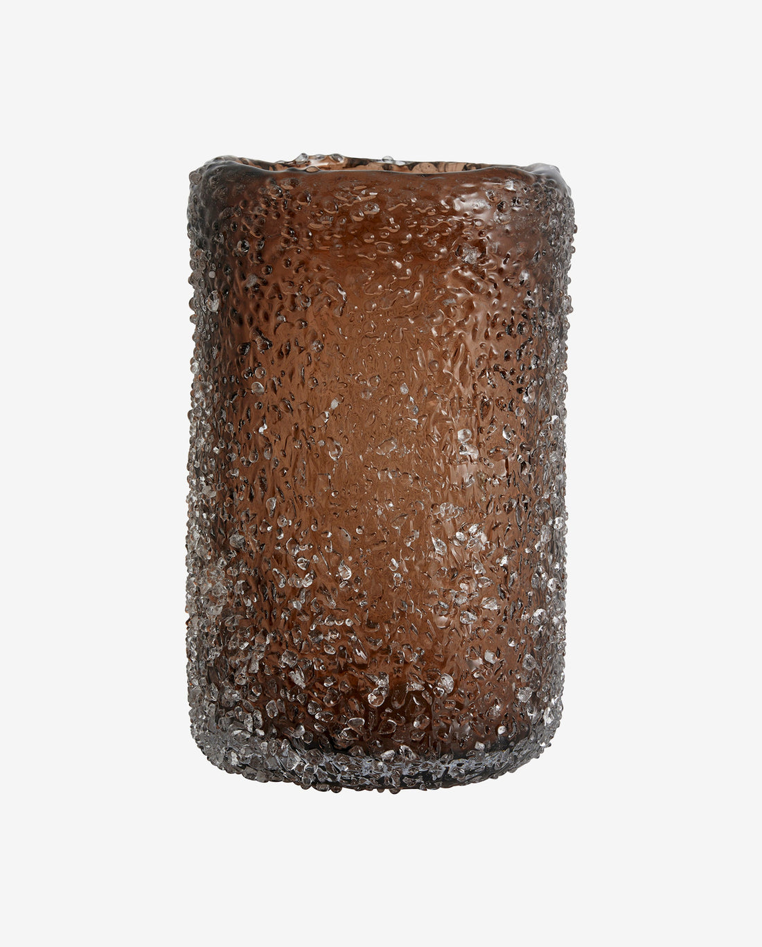 Clyde Glasvase - H25 cm - braun