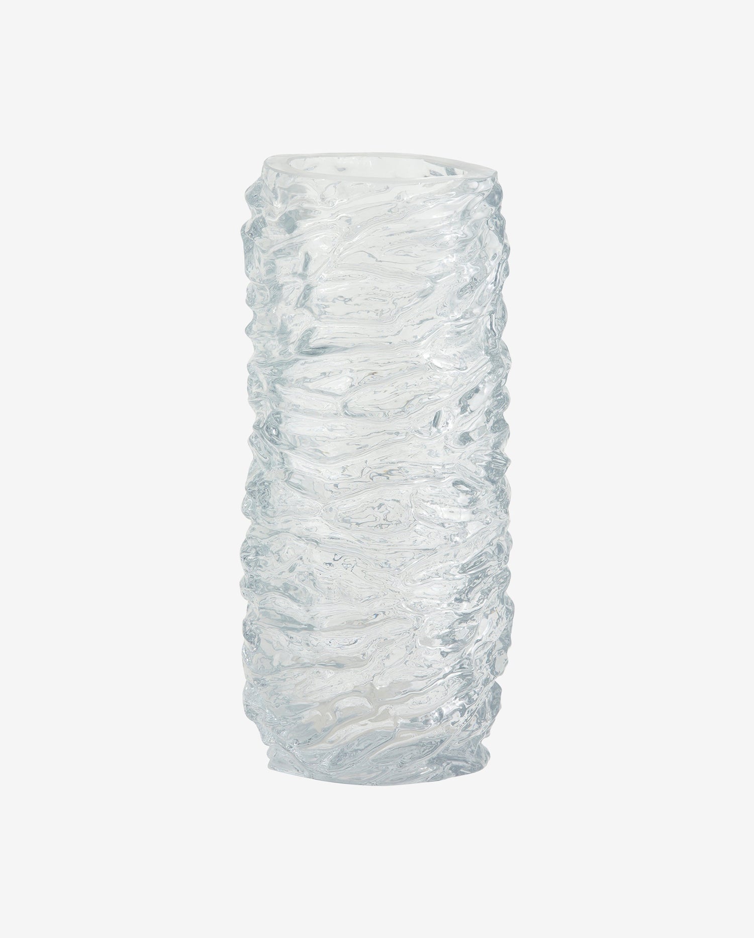 Maio -Glasvase - H28 cm - klares Glas