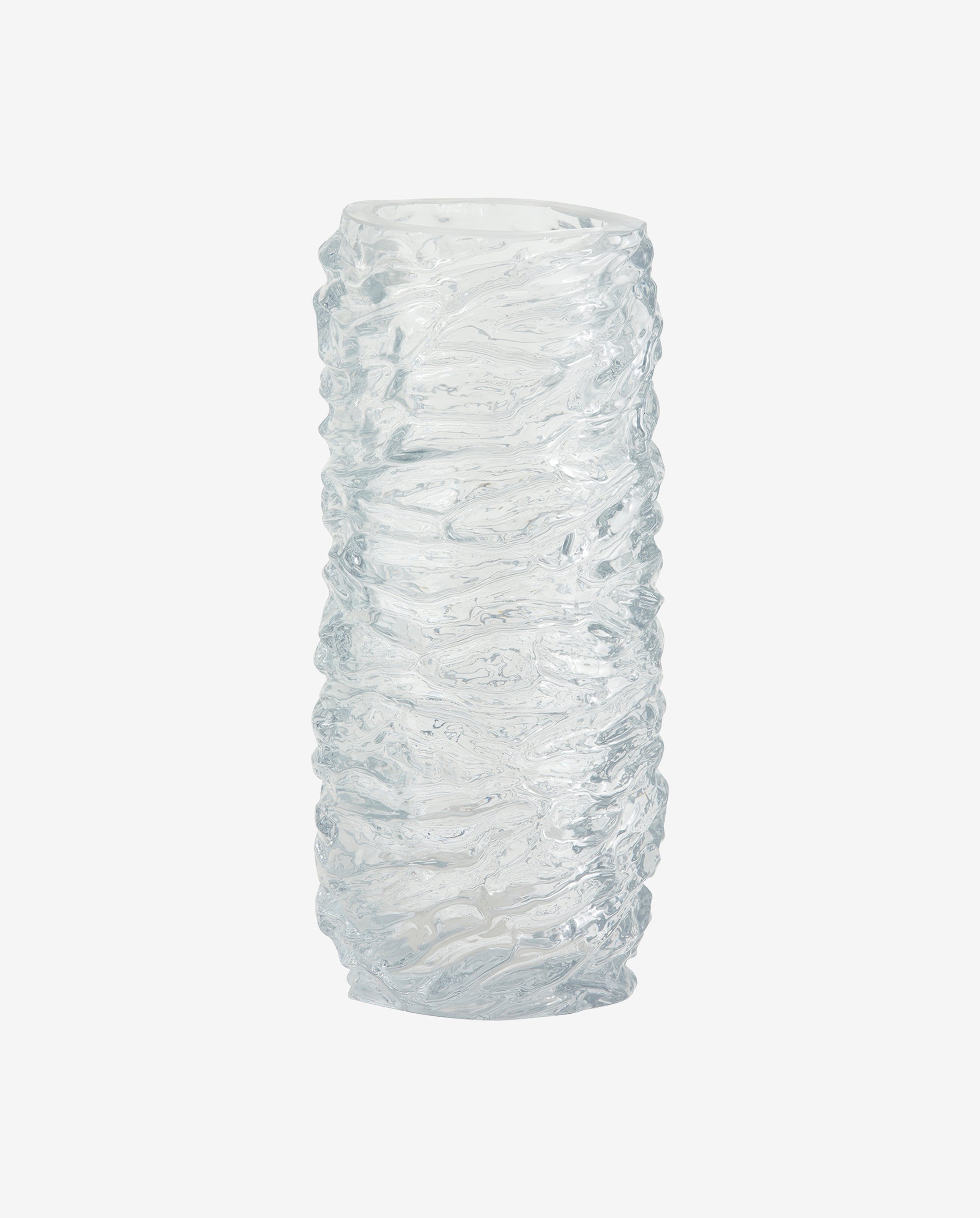 Maio -Glasvase - H28 cm - klares Glas
