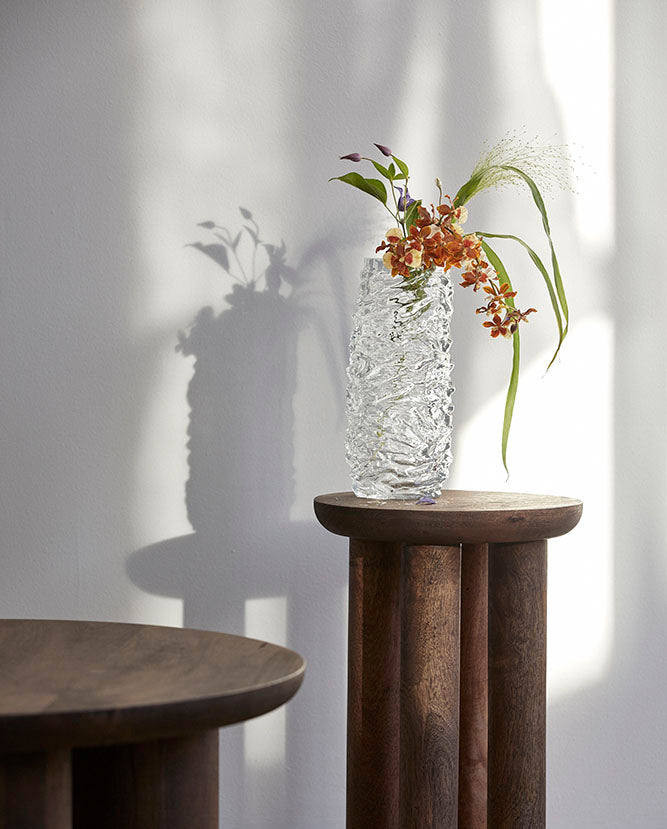 Maio -Glasvase - H28 cm - klares Glas