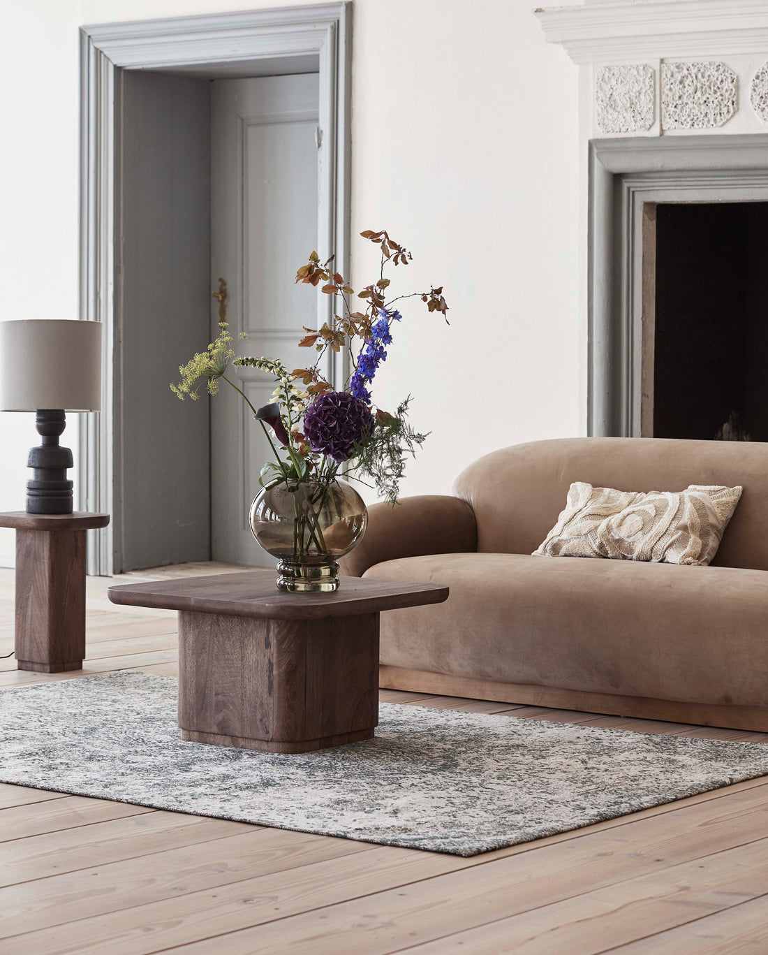 Aria Jacquard gewebter Teppich - 160x240 cm - Grün/Beige