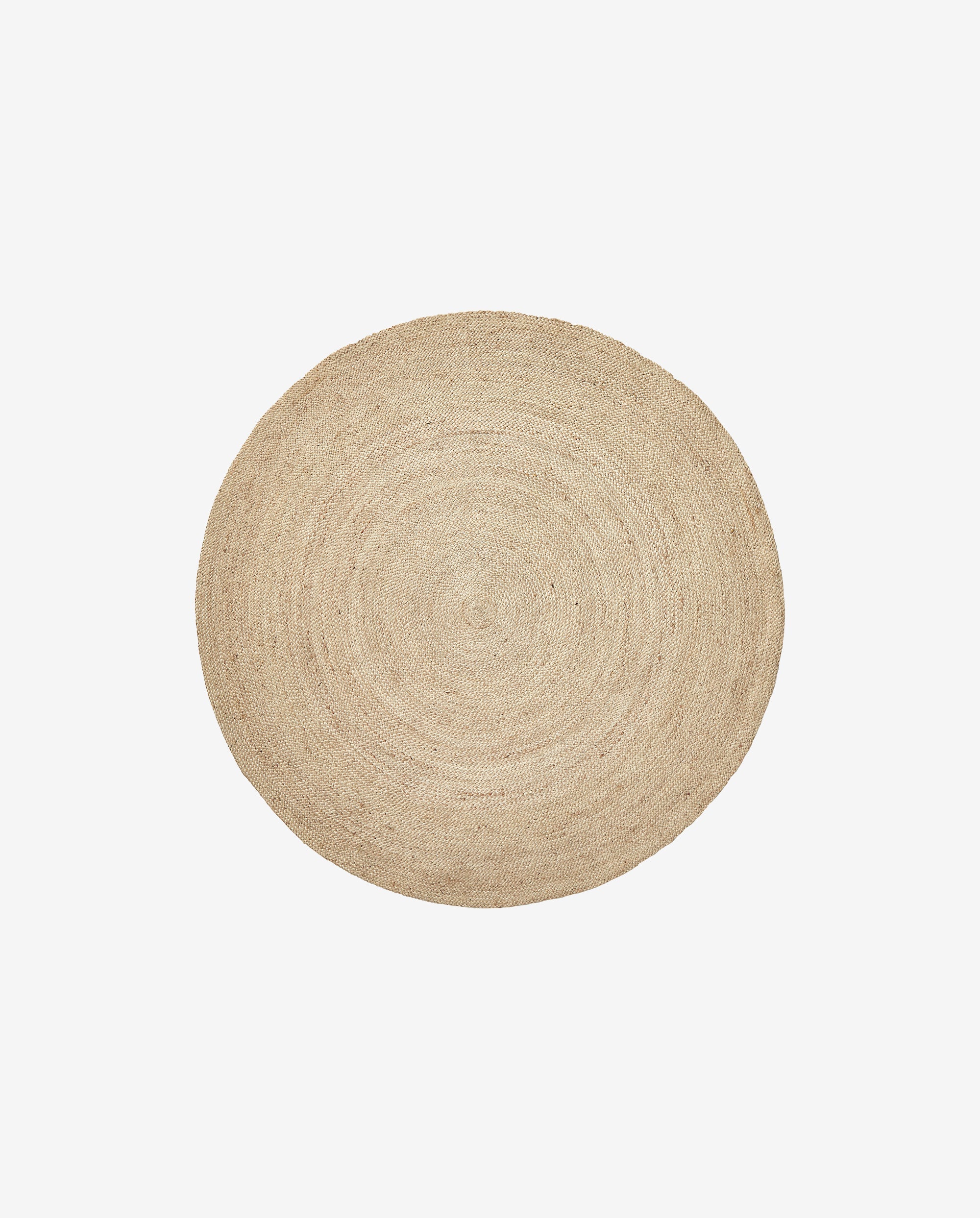 Runde Decke im Jute - Ø150 cm - Natur