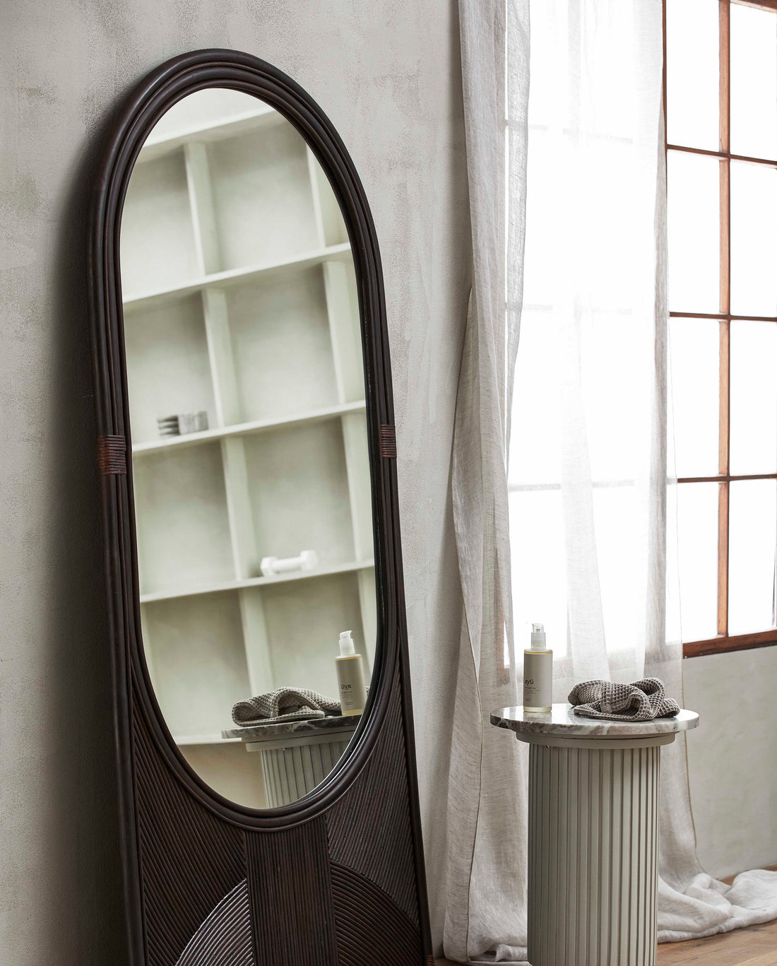 Nordal Tura Mirror, L, Braun
