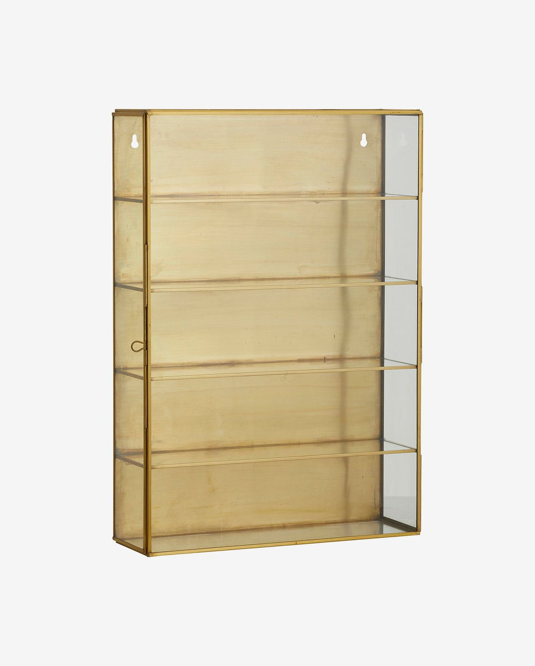 Nordal A/S Ada Wall Cabinet, M, 4 Regale, Gold