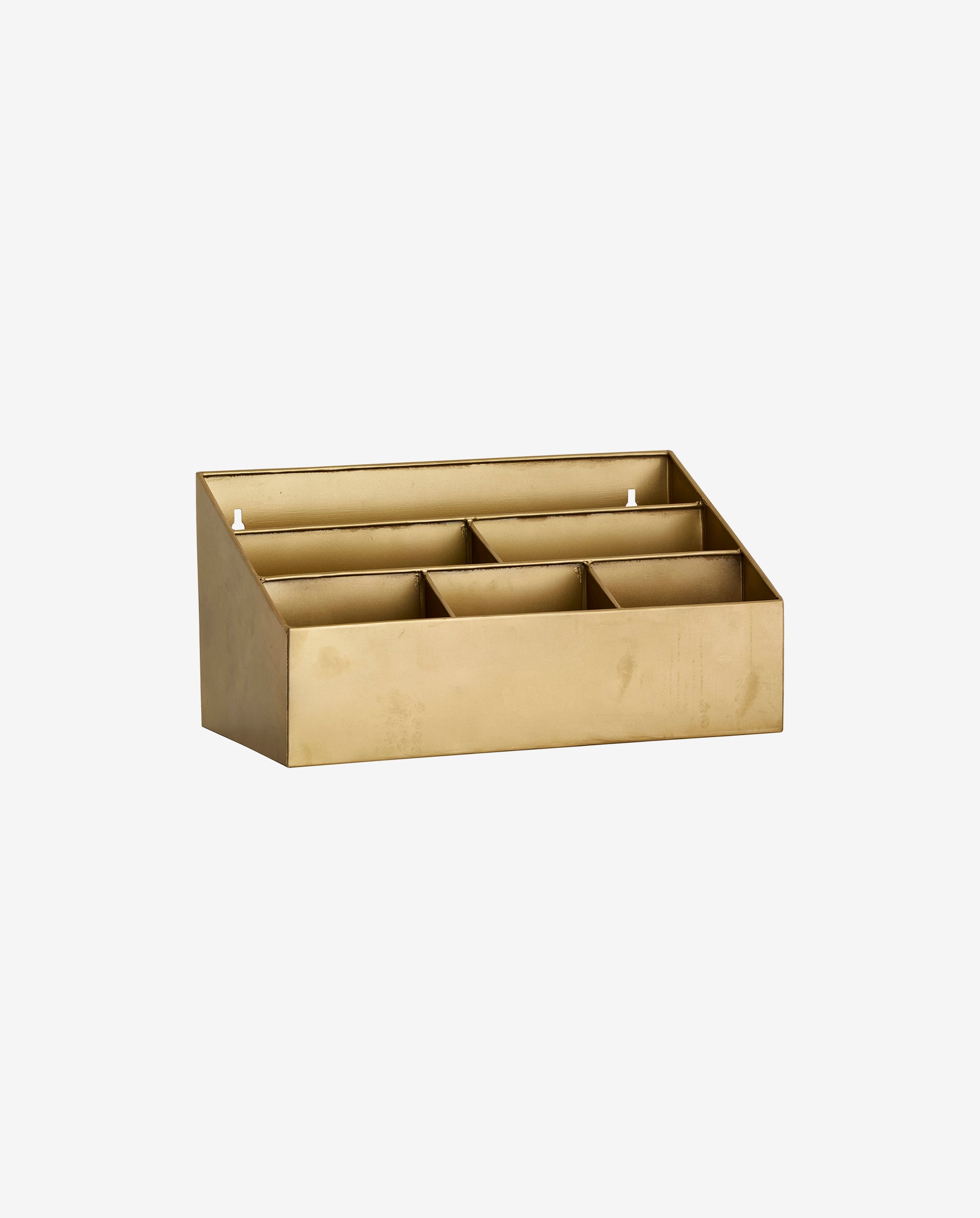 ADASI -Speicherkorb in Eisen. 40x23 cm - Gold Finish