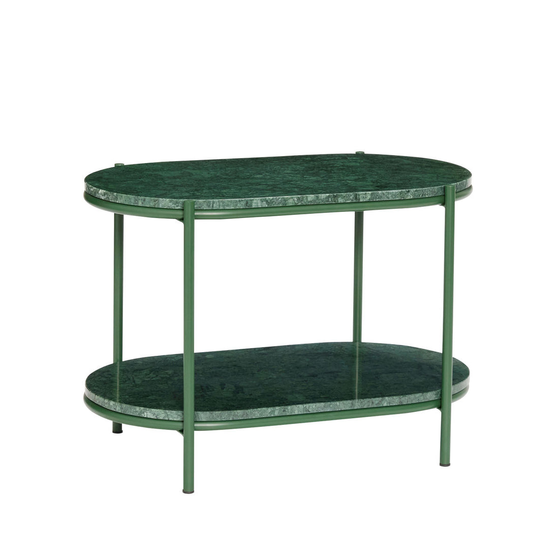 Hübsch Nusa Tisch dunkelgrün
