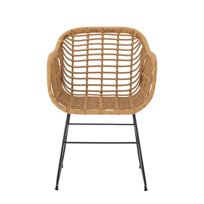 Bloomingville Collin Lounge Chair, Nature, Polyrattan