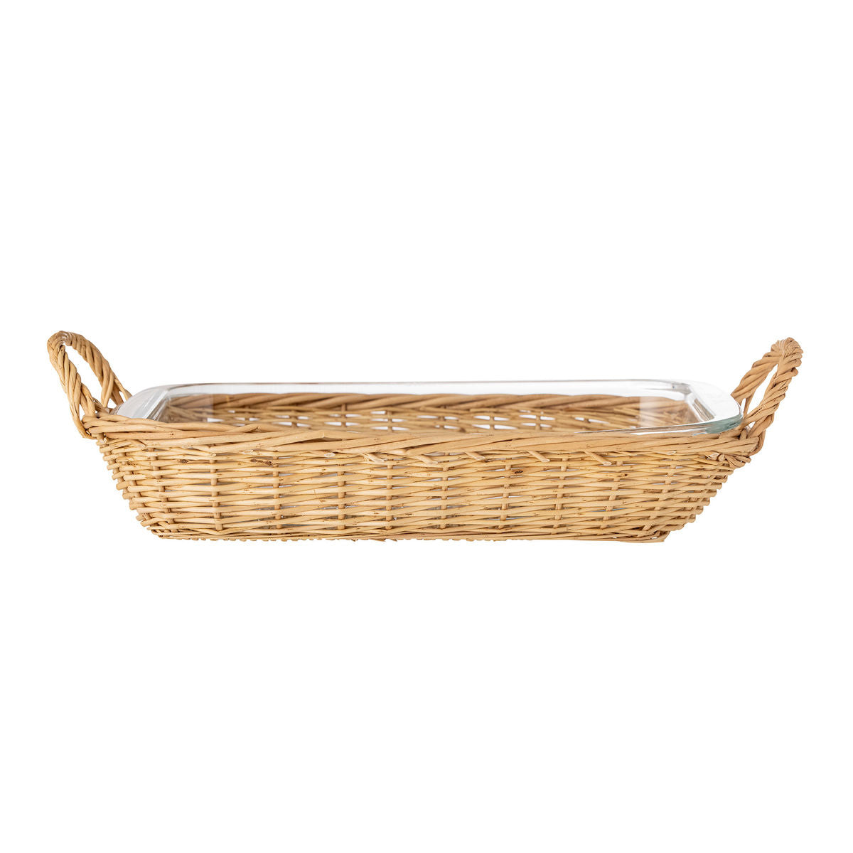 Bloomingville Mariam Ovenfast Fad m/Kurv, Klar, Glas - Bloomingville - DesignGaragen.dk