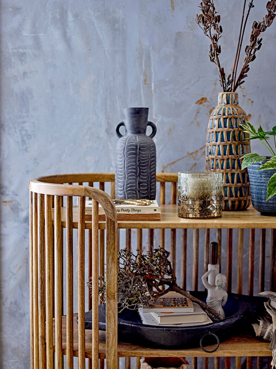 Creative Collection Mayann Deko Vase, Blå, Terrakotta - Creative Collection - DesignGaragen.dk