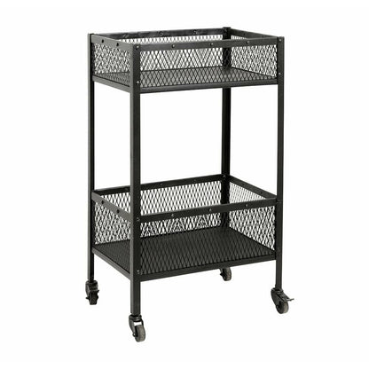 Nordal Easy Rolling Tisch in Eisen - 54x38 cm - schwarz