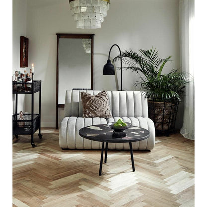 Nordal Easy Rolling Tisch in Eisen - 54x38 cm - schwarz