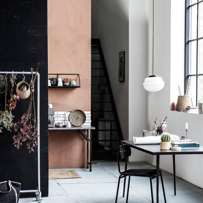 House Doctor - Esstisch, HDSlated, Schwarz