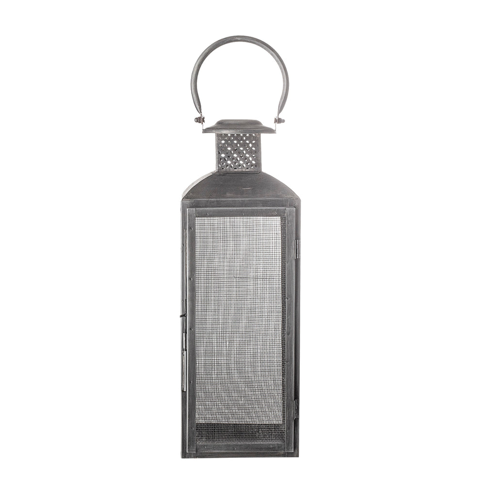 BLOOMINGVILLE Tidus Lanterne, Sort, Metal - L15xH44xW15 cm - DesignGaragen.dk.
