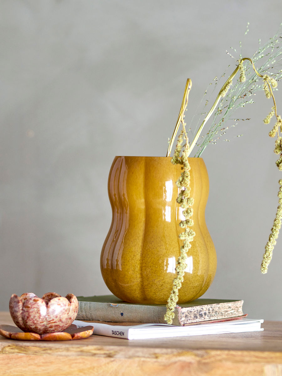 Creative Collection Pumpkin Vase, Brun, Glas - Creative Collection - DesignGaragen.dk