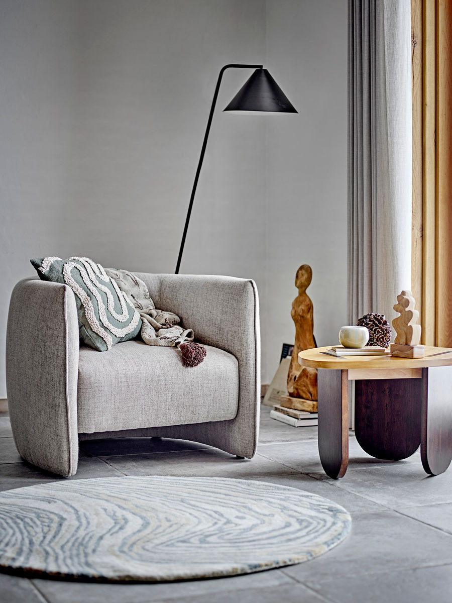 Bloomingville Bacio Loungestol, Natur, Genanvendt Polyester - Bloomingville - DesignGaragen.dk