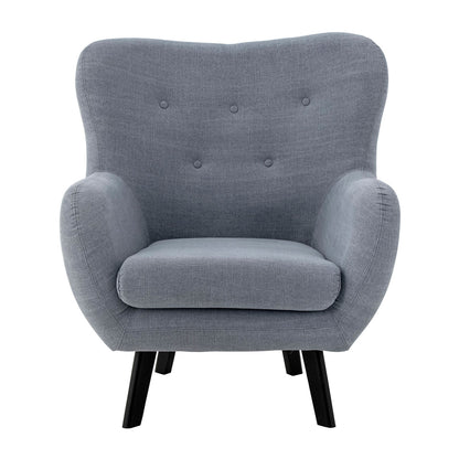 Creative Collection Beau Loungestol, Blå, Bomuld - Creative Collection - DesignGaragen.dk