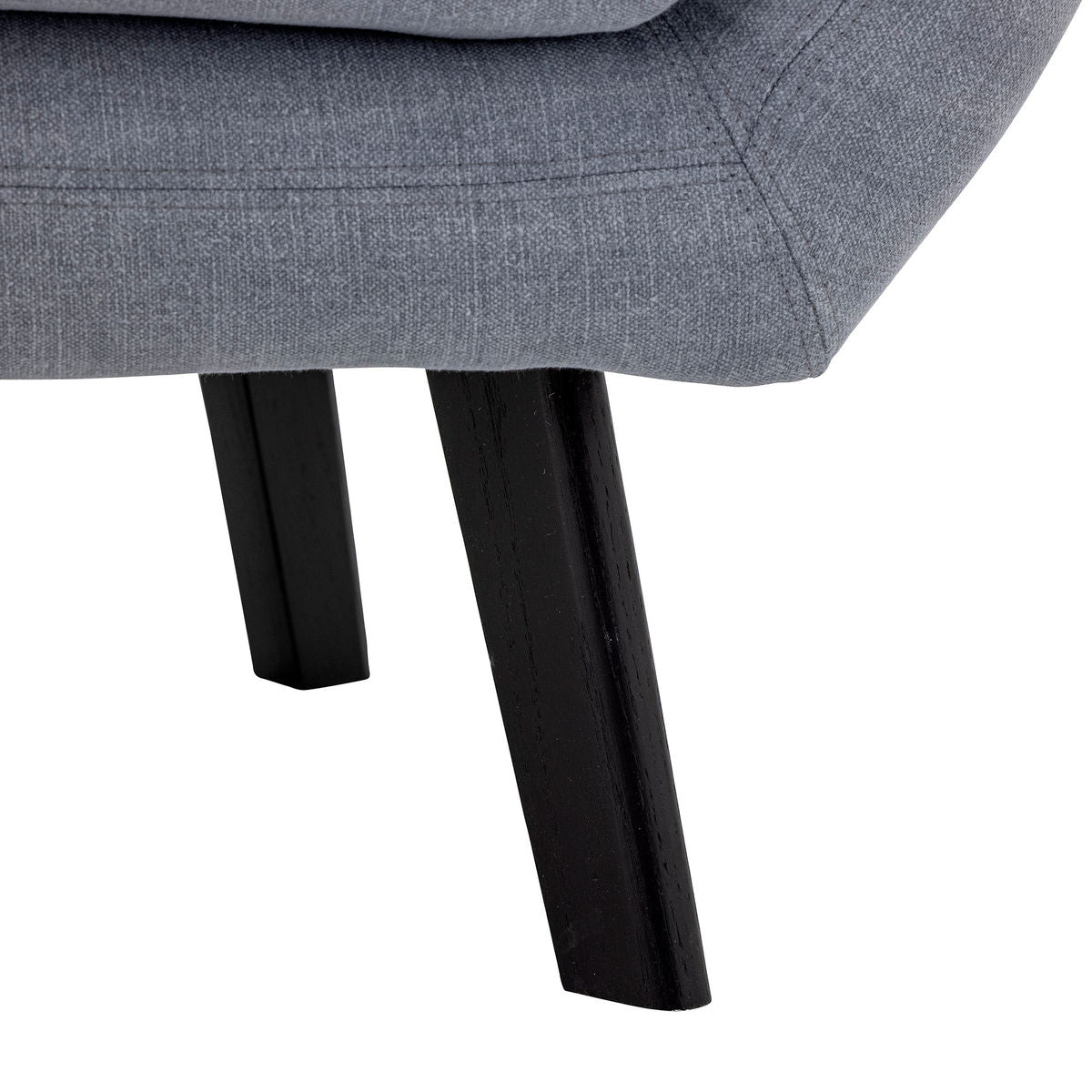 Creative Collection Beau Loungestol, Blå, Bomuld - Creative Collection - DesignGaragen.dk