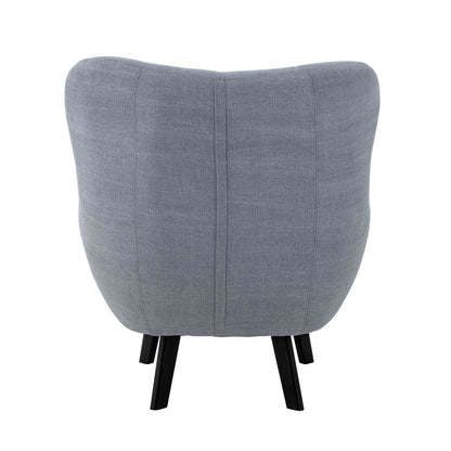 Creative Collection Beau Loungestol, Blå, Bomuld - Creative Collection - DesignGaragen.dk