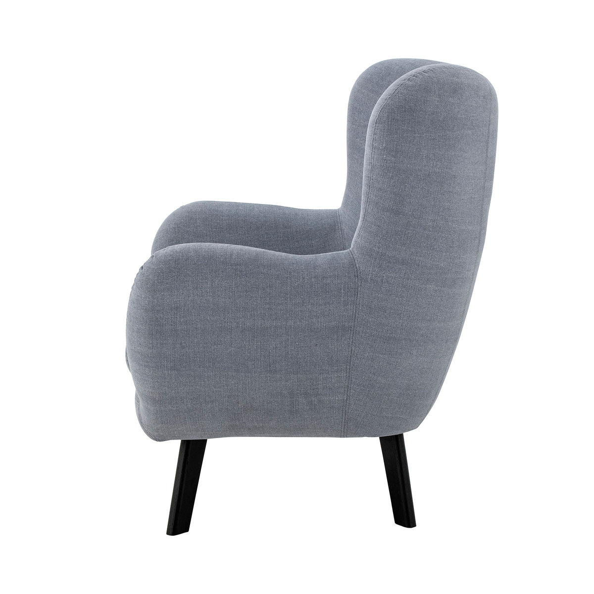 Creative Collection Beau Loungestol, Blå, Bomuld - Creative Collection - DesignGaragen.dk