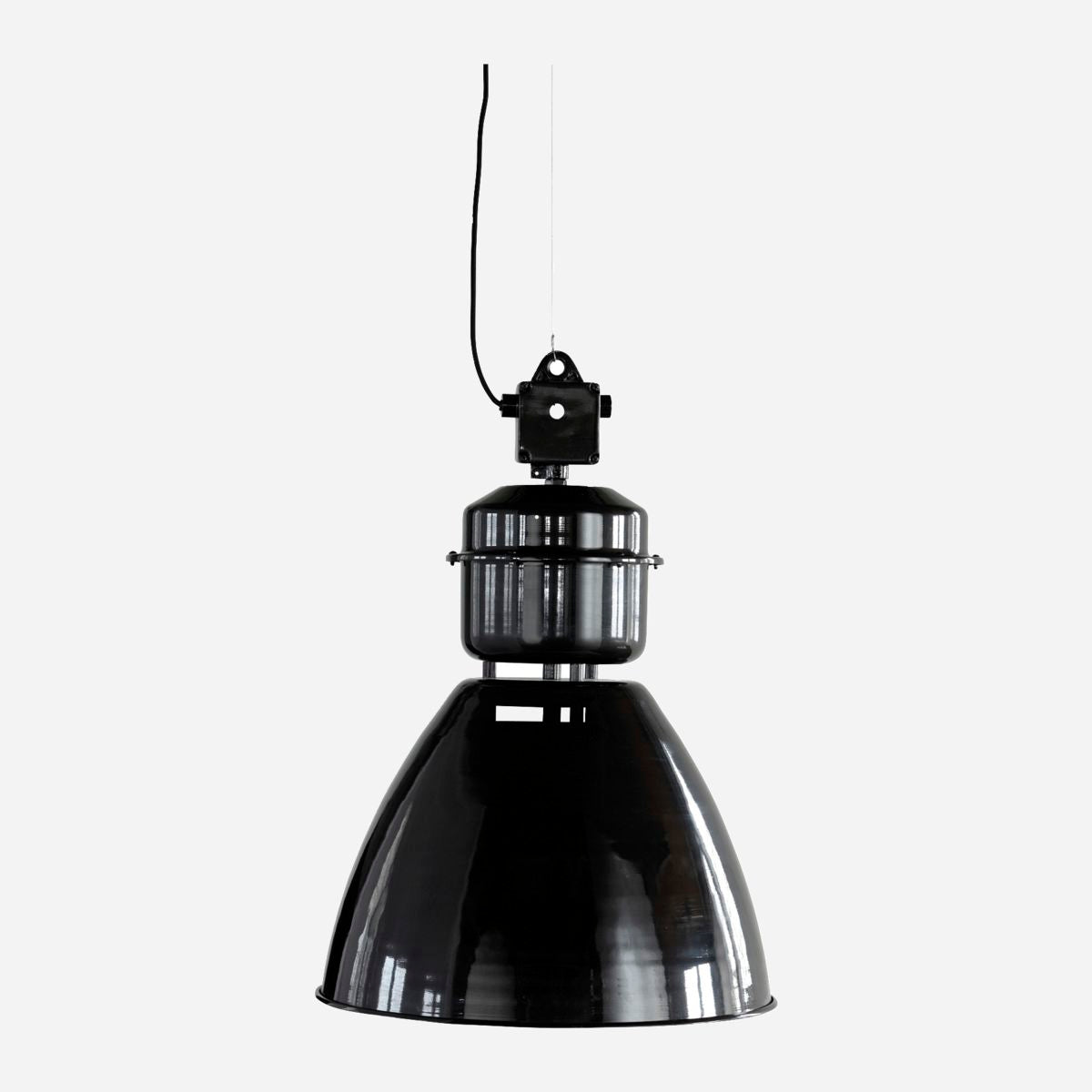 Hausarztlampe, Volumen, Black-H: 60 cm, Durchmesser: 54 cm