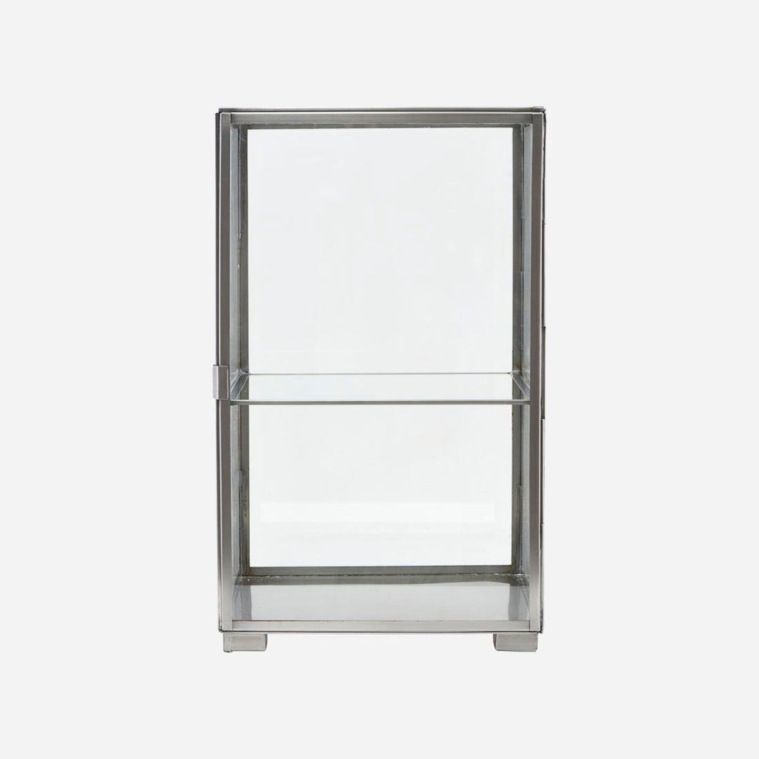 House Doctor-Vitrine Schrank, Glas, Zink-L: 25 cm, W: 25 cm, H: 41 cm