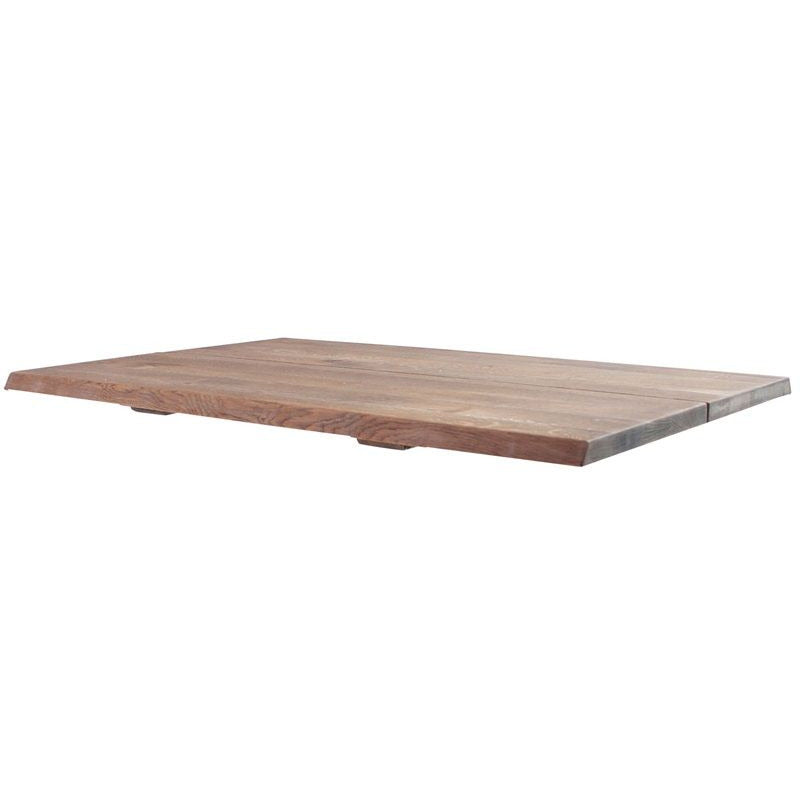 House of Sander Curve Table Top, 130x72, geräuchertes Öl - FSC