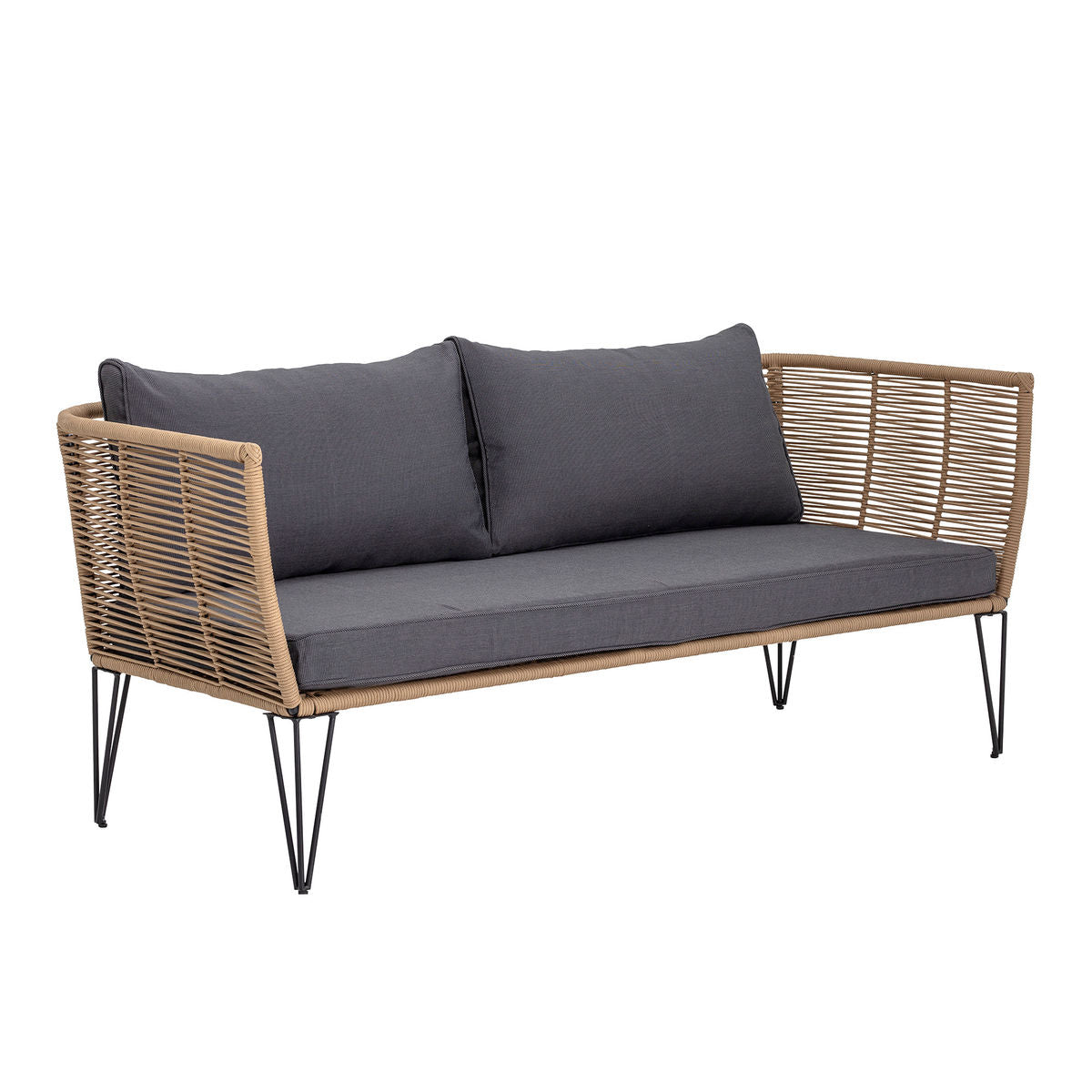Bloomingville Mundo Sofa, Braun, Metall