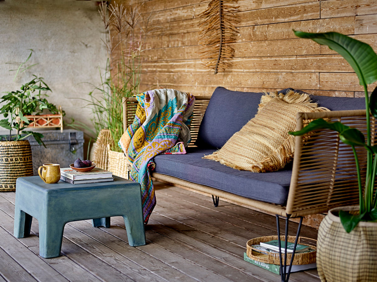 Bloomingville Mundo Sofa, Braun, Metall