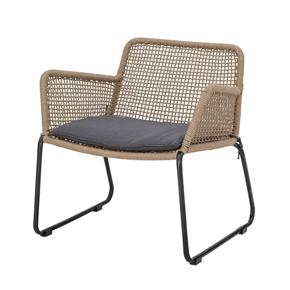 Bloomingville Mundo Lounge Stuhl, Brown, Metall