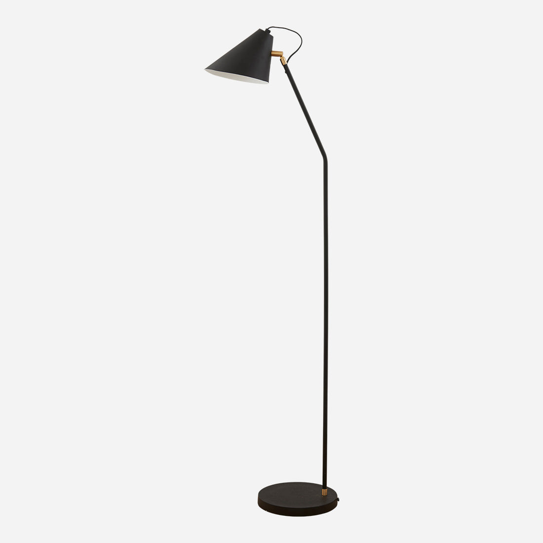 Lampe im Hausarzt, Black-H: 130 cm, Dia: 20 cm