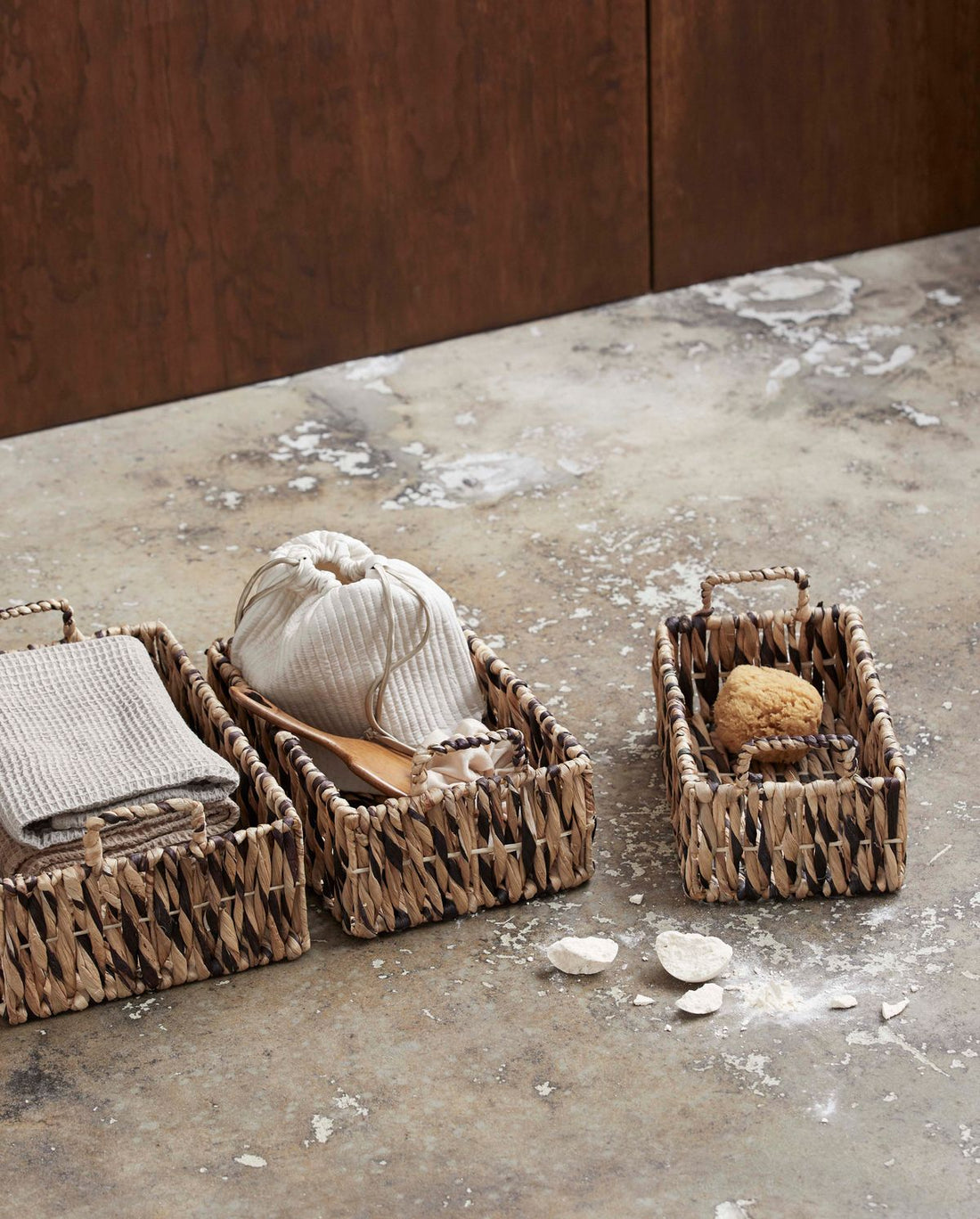 Colmar Storage Basket, set m. 3 - Natur