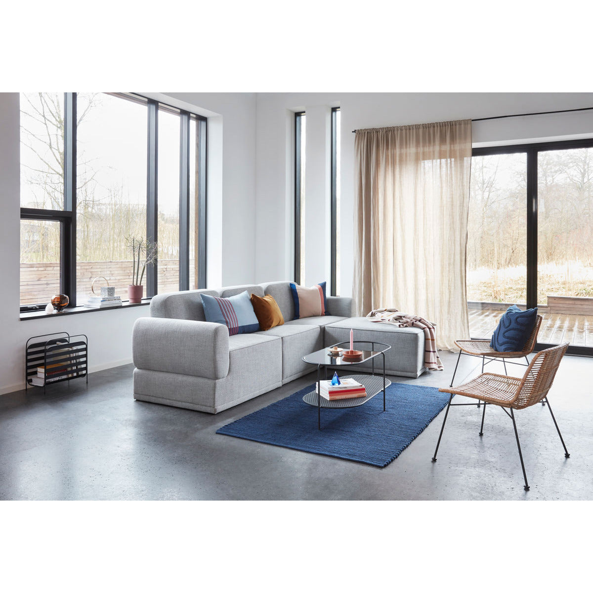 Hübsch modu Sofa grau