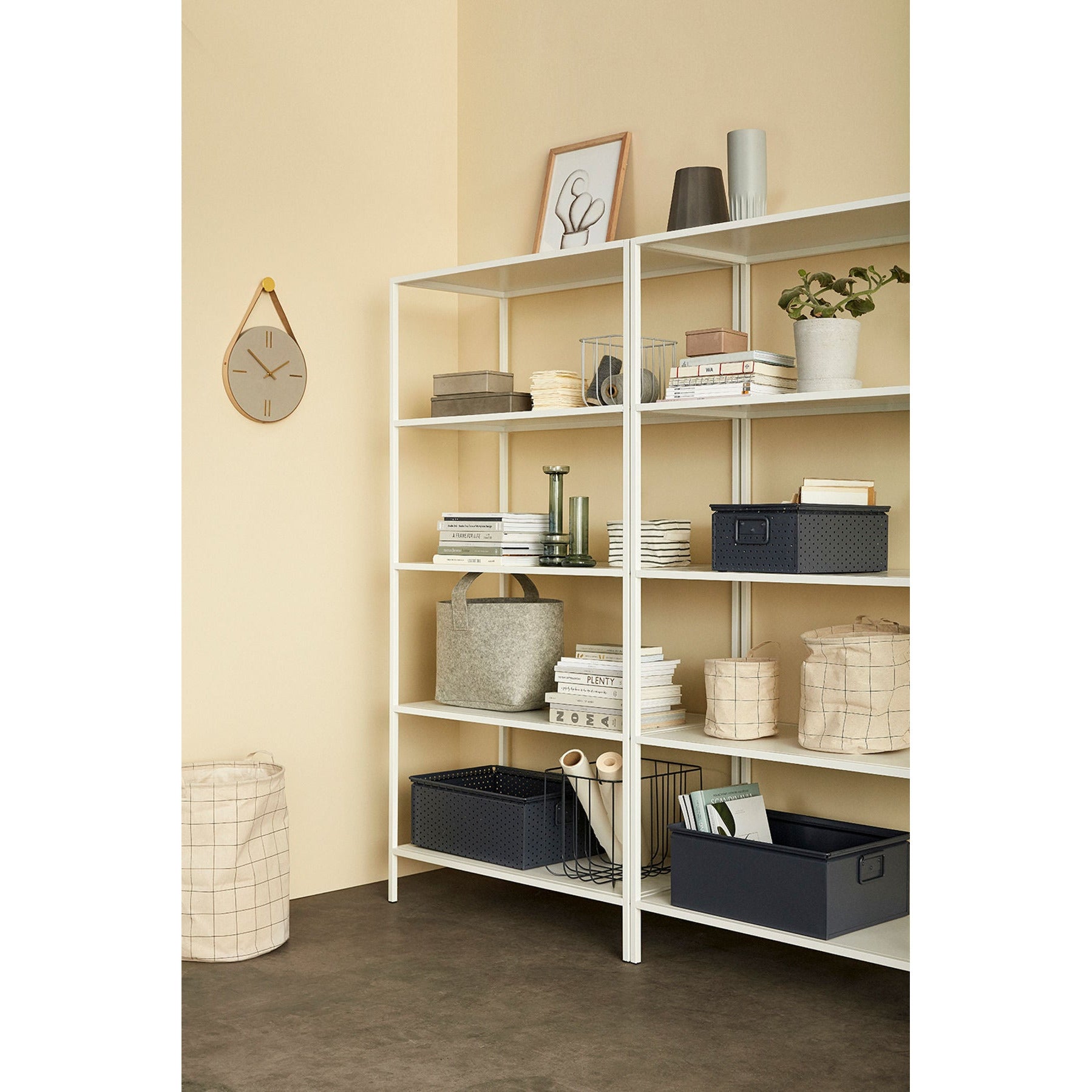 Hübsch Keepsake Opbevaringskasse Grå (sæt af 3) - Hübsch - DesignGaragen.dk