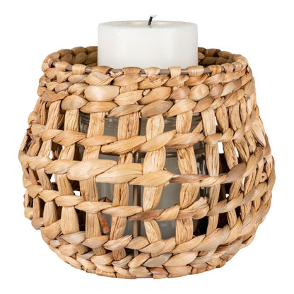 Laterne – Laterne aus natürlicher Wasserhyazinthe