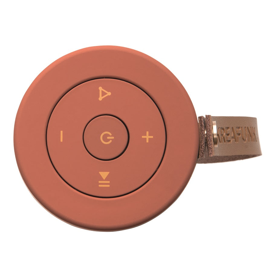 Kreafunk – Kabelloser Lautsprecher mit Riemen aFUNK Korallenbronze