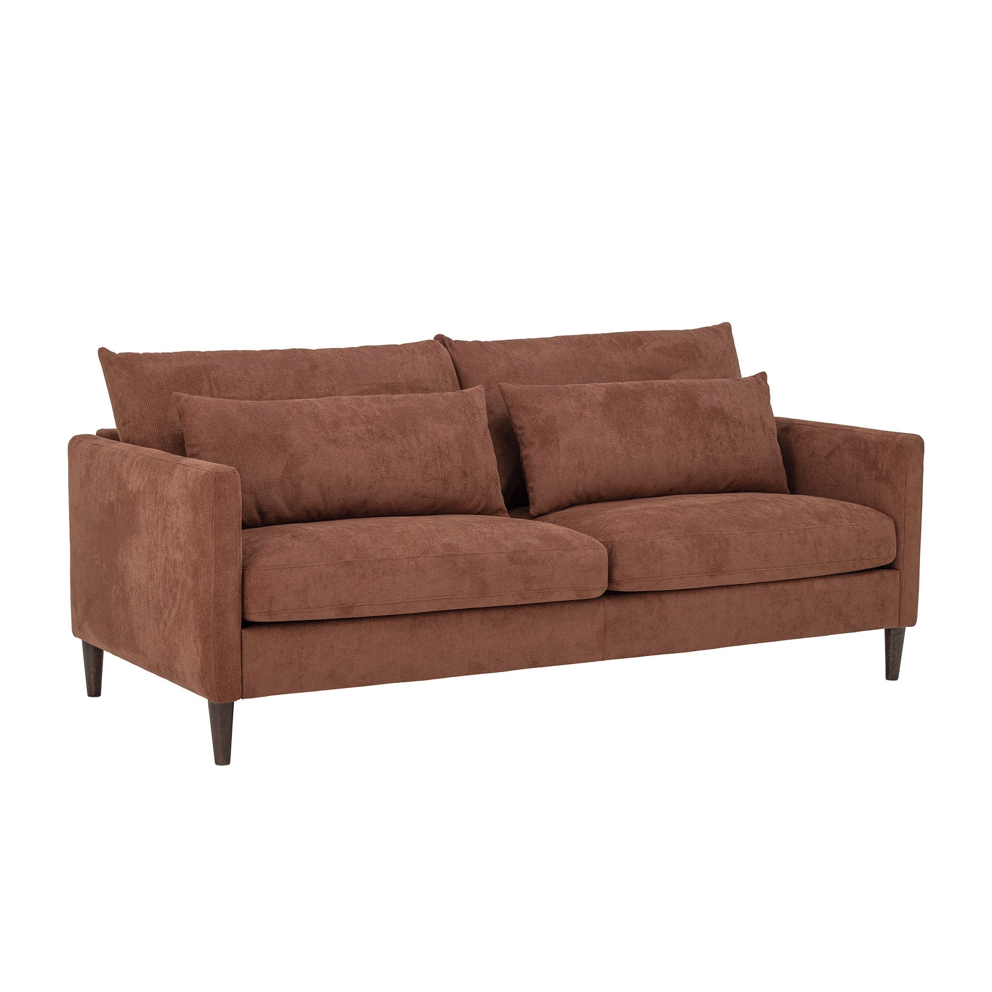 Kreative Kollektion Thess Sofa, Brown, FSC® Mix, wiedererlangung Poly