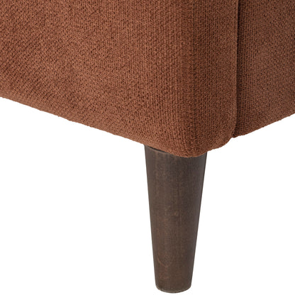 Kreative Kollektion Thess Sofa, Brown, FSC® Mix, wiedererlangung Poly