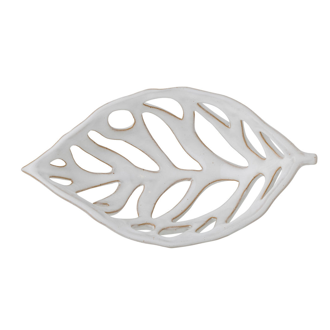 Bloomingville Foligno Deko Skål, Hvid, Stentøj - Bloomingville - DesignGaragen.dk