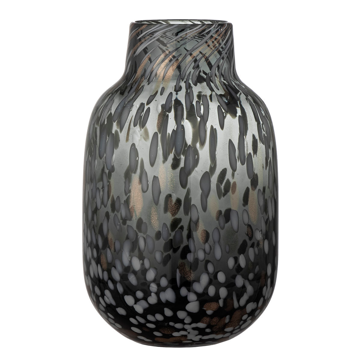 Bloomingville Gwan Vase, Grau, Glas