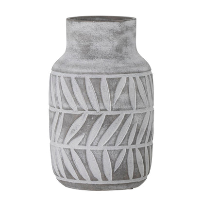 Bloomingville Saku Vase, Grau, Keramik