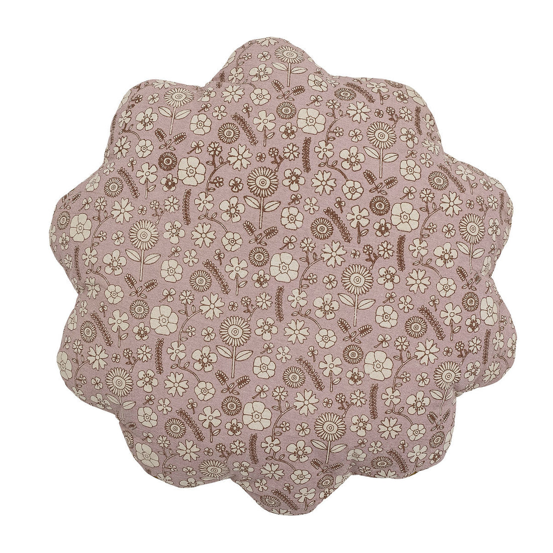 Bloomingville Mini Madlen Kissen, braun, Baumwolle