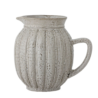 Bloomingville Engrid Pitcher, Grau, Steinzeug